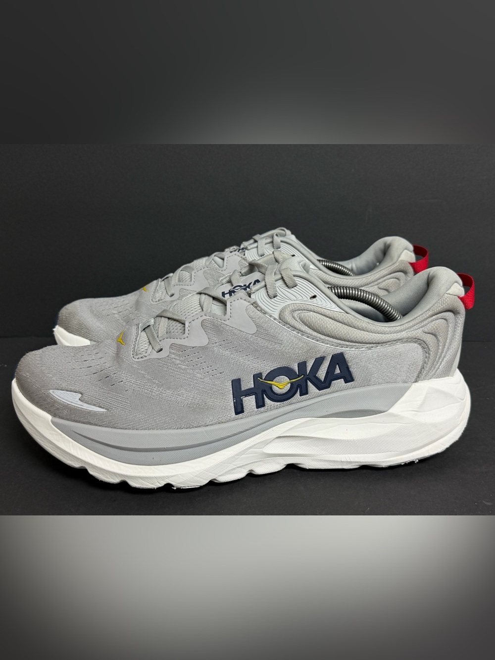 Hoka One One Gaviota 6 Mens 13D Stellar Gray Running Shoes BARELY WORN